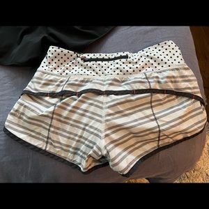 Lulu running shorts size 4